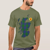 Clan Barclay [EDIT] Tartan Karte T-Shirt (Vorderseite)