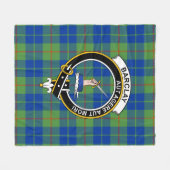 Clan Barclay Jagd Ancient Tartan Kariert Fleecedecke (Vorderseite (Horizontal))