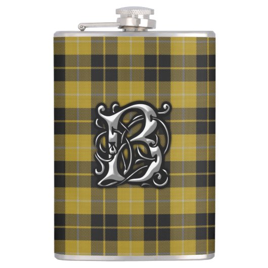 Clan-Barclay-Kleidertartan-alte Schottland-Flasche Flachmann (Vorderseite)
