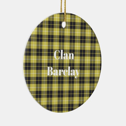Clan Barclay Tartan Keramik Ornament (Rechts)
