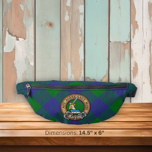 Clan Barclay-Wappen über Tartan Bauchtasche