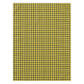 Clan Barclay Yellow und Black Scottish Tartan Tischdecke (Vorderseite)