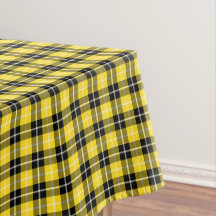 Clan Barclay Yellow und Black Scottish Tartan