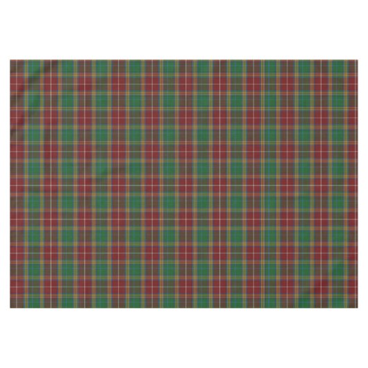 Clan Baxter Kariertes Tischtuch Tischdecke (Vorderseite (Horizontal))