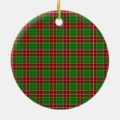 Clan Baxter Modern Tartan Keramik Ornament (Hinten)