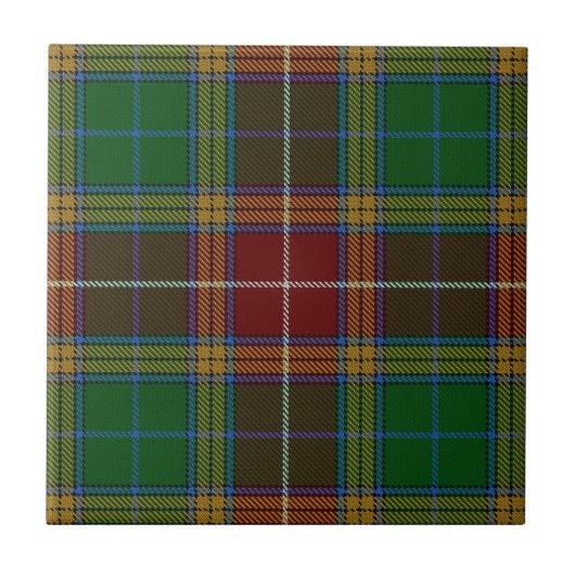 Clan Baxter Scottish Expressions Tartan Fliese (Vorderseite)