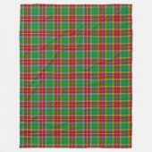 Clan Baxter Tartan Fleecedecke (Vorderseite)