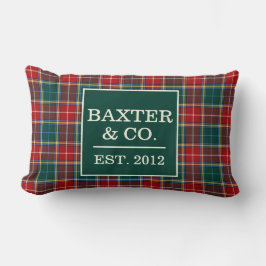 Clan Baxter Tartan Kariert Personalisiert Lendenkissen