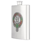 Clan Baxter Wappen & Tartan Flask Flachmann (Links)