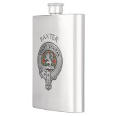 Clan Baxter Wappen & Tartan Flask Flachmann (Links)