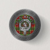 Clan Baxter Wappen & Tartan Knot Button (Vorderseite)