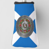 Clan Baxter Wappen & Tartan Knot Golf Headcover (Rotieren 90)