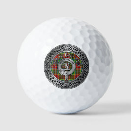 Clan Baxter Wappen & Tartan Knot Golfball