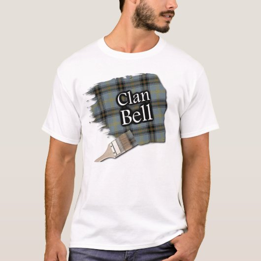 Clan-Bell schottisches Tartan-Farben-Shirt T-Shirt (Vorderseite)