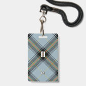 Clan Bell Tartan Ausweis (Vorderseite mit Lanyard)