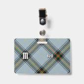 Clan Bell Tartan Ausweis (Vorderseite mit Clip)