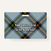 Clan Bell Tartan Ausweis (Rückseite)