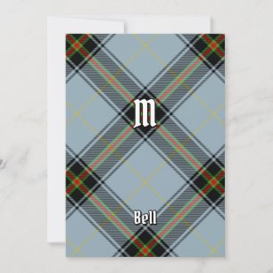 Clan Bell Tartan Einladung