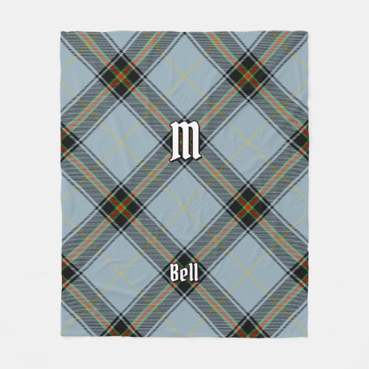 Clan Bell Tartan Fleecedecke (Vorderseite)