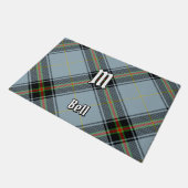 Clan Bell Tartan Fußmatte (Schrägansicht)