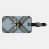 Clan Bell Tartan Gepäckanhänger (Rückseite horizontal)