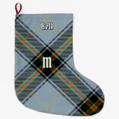Clan Bell Tartan Großer Weihnachtsstrumpf (Vorderseite)