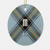 Clan Bell Tartan Keramik Ornament (Links)