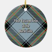 Clan Bell Tartan Keramik Ornament (Hinten)