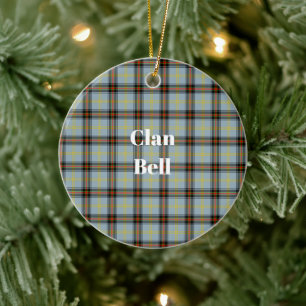 Clan Bell Tartan Keramik Ornament