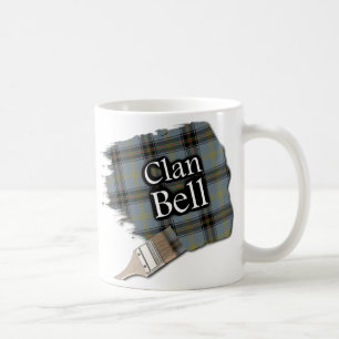 Clan Bell Tartan Paint Brush Cup Tasse