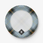 Clan Bell Tartan Pappteller (Vorderseite)