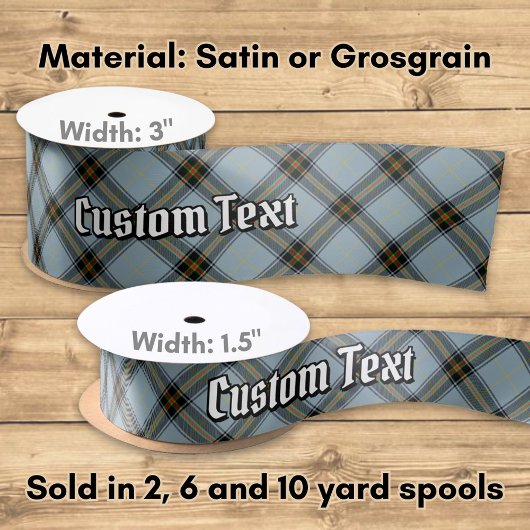 Clan Bell Tartan Satinband