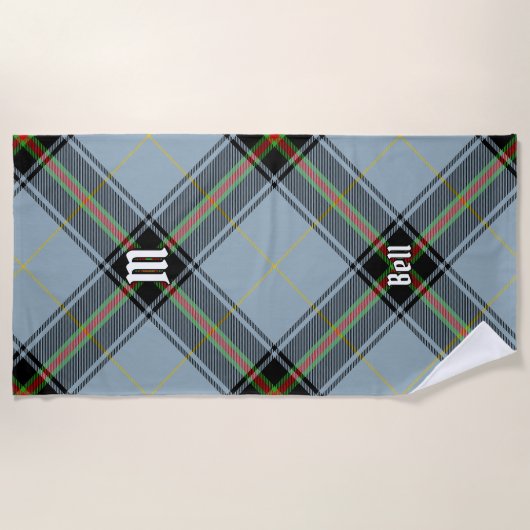 Clan Bell Tartan Strandtuch (Vorderseite)