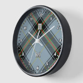Clan Bell Tartan Uhr (Winkel)