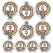 Clan Bell Wappen Sticker Set (Vorderseite)