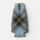Clan Bell Wappen über Tartan Flaschenkühler (Rückseite)