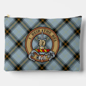 Clan Bell Wappen über Tartan Zubehörtasche (Vorderseite)