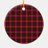 Clan Belshes Tartan Keramik Ornament (Hinten)