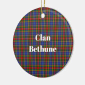 Clan Bethune Tartan Keramik Ornament (Links)
