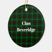 Clan Beveridge Tarta Keramik Ornament (Links)