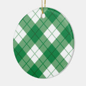 Clan Bias kariert Tartan Keramik Ornament (Links)
