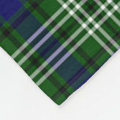 Clan Blackadder Tartan Kariert Fleecedecke (Ecke)