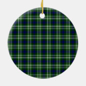 Clan Blackadder Tartan Keramik Ornament (Hinten)