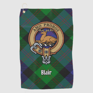 Clan Blair Crest Golfhandtuch