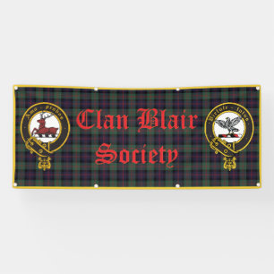 Clan-Blair-Fahnetartan-Hintergrund Banner