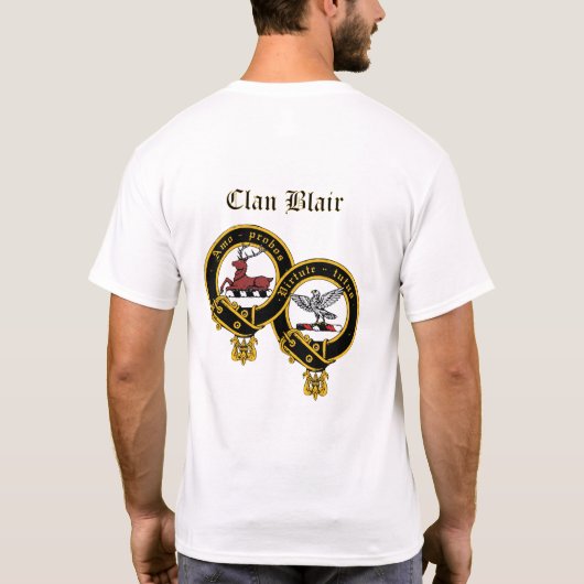 Clan Blair Logo auf der Rückseite T-Shirt (Rückseite)