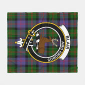 Clan Blair Modern Tartan Kariert Fleecedecke (Vorderseite (Horizontal))