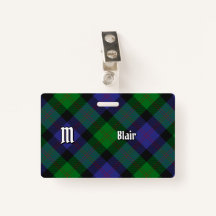 Clan Blair Tartan Abzeichen