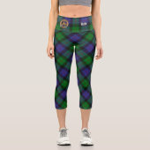 Clan Blair Tartan Capri Leggings (Vorderseite)