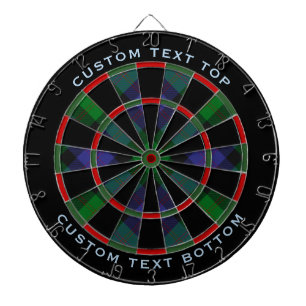 Clan Blair Tartan Dart Board Dartscheibe